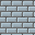 The bricks with light top and left edges, forming a bevel