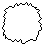 Black outline of a bush: a rough circle with jagged edges