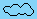 Black outline of a cloud made of four rounded humps