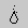 Black outline of a flame shaped like a water drop, with three small sparks above it