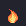 A bigger pixel art bonfire with a bent flame and a tall heat source