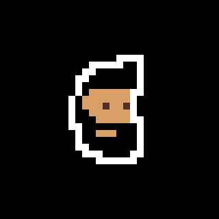 Pixel-Art-Avatar von Roman Gurbanov, Dozent des Pixel Art Mastery Course